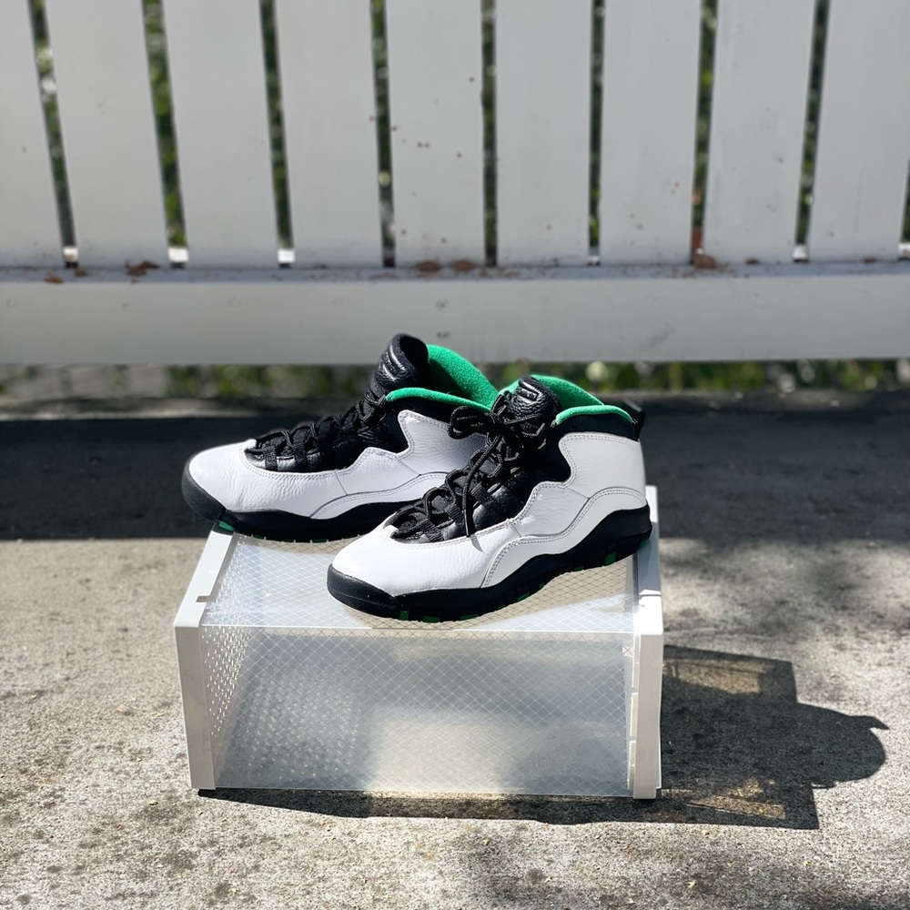 Jordan 10 Seattle green